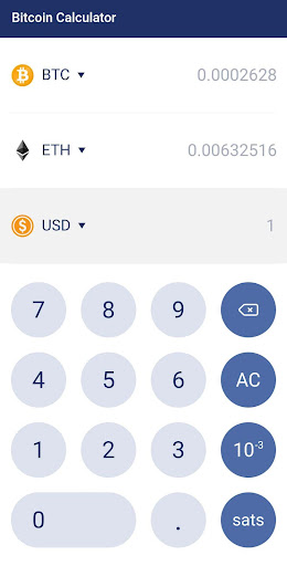 Bitcoin Calculator Screen 3