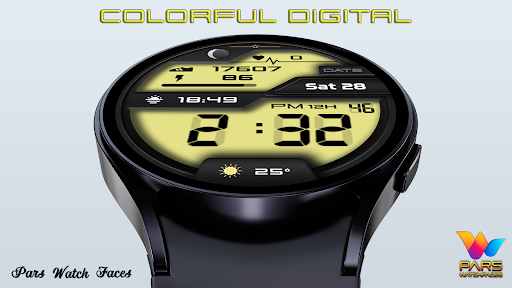 Colorful Digital Watch Face screenshot 27