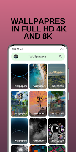 Android application WallpapersMania screenshort