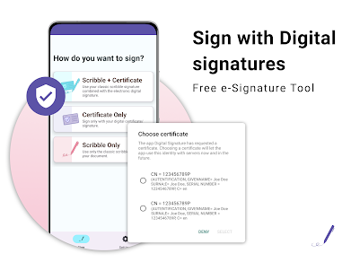 Sign with Digital Certificate