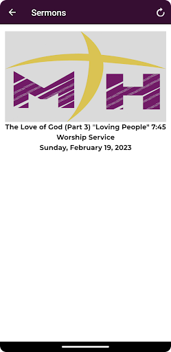 Mt Hebron Church Ministries Screen 3