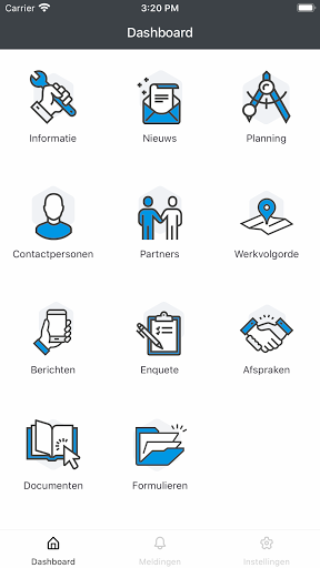 Android application BOS Bewonerscommunicatie screenshort