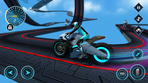 Android application Mega Ramp Bike Race screenshort
