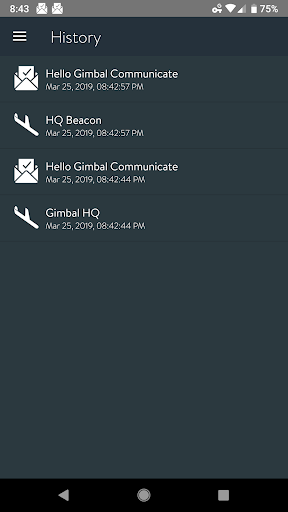 Hello Gimbal Screen 2