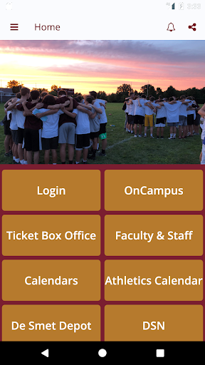 Android application De Smet Jesuit MySparta screenshort