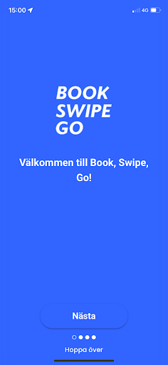 Android application Book, Swipe & Go! screenshort