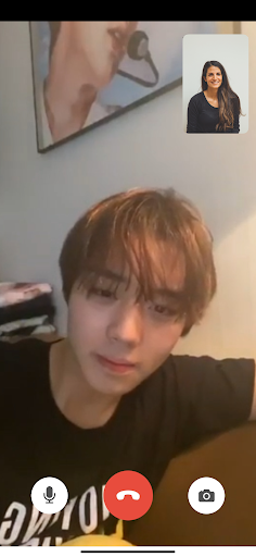 Wanna One Fake Video Call Screen 3