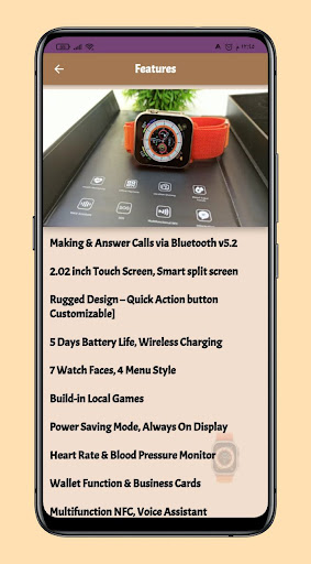 Smart Watch TW8 Ultra Guide Screen 3