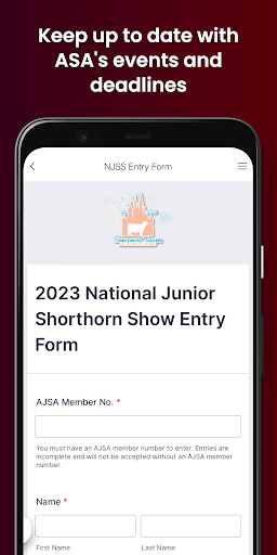 American Shorthorn Association Screen 2
