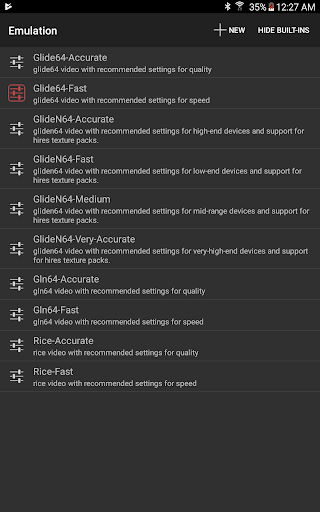 M64Plus FZ Emulator apkdebit screenshots 5
