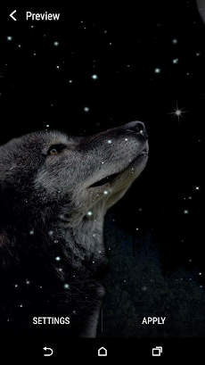 狼と月ライブ壁紙のおすすめ画像3