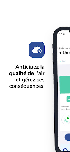 Android application Air to Go - Qualité de l'air screenshort