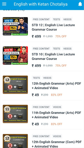 English with Ketan Chotaliya Screen 2