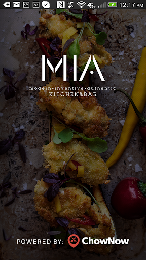 Android application MIA Kitchen & Bar screenshort