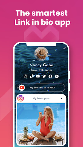 Android application Mezink: Build link in bio tree screenshort