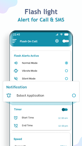 Flash Alert on Call and SMS Screen 2