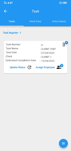 Field Staff Tracker Screen 2