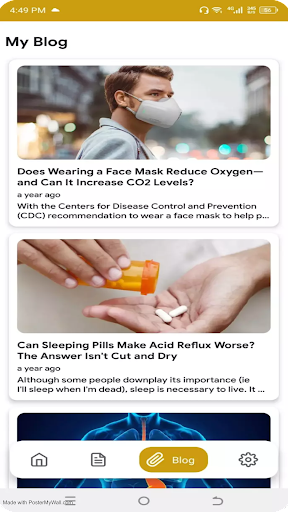 Android application Tritcare Delivery screenshort