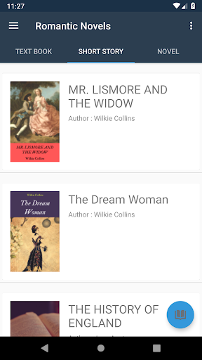 English romantic novels - Read Screen 2