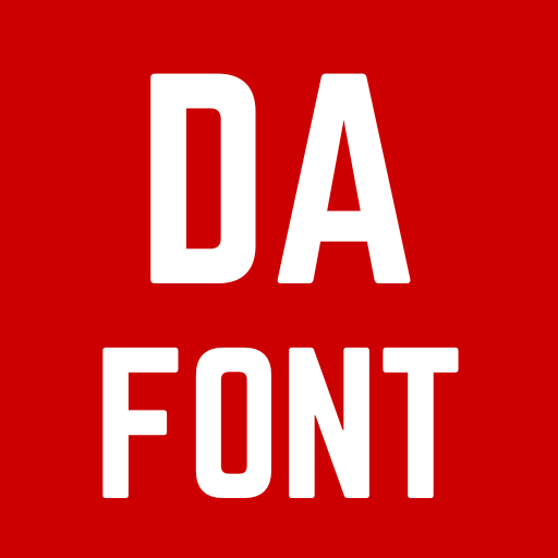 Ikon med logotyp för DA FONT