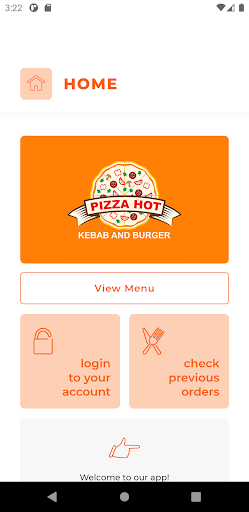 Android application Pizza Hot & Kebab screenshort