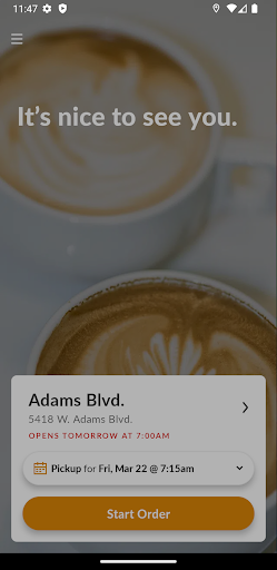 Vees Cafe Screen 2