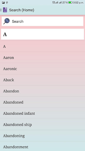 Android application English To Sinhala Dictionary screenshort