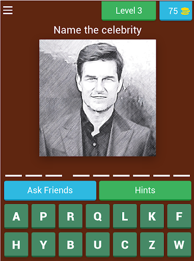 Guess the celebrity Quiz game