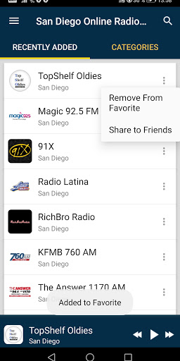 San Diego Online Radio App - California, USA