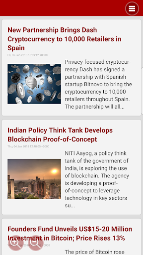 CNRT - Crypto News Real Time Screen 3
