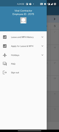 Clarion Leave App Screen 2