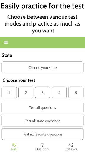 Android application Einbürgerungstest 2024 screenshort