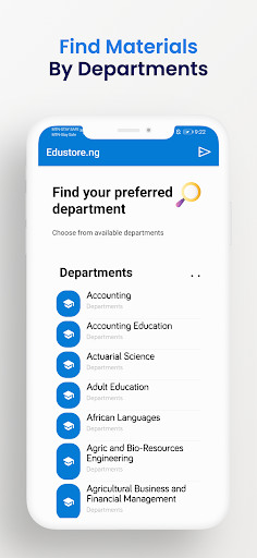 Edustore - Project Topics Screen 3