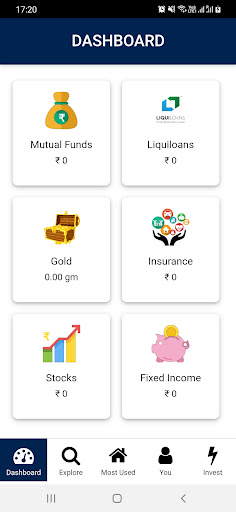 Android application NMS Financial screenshort