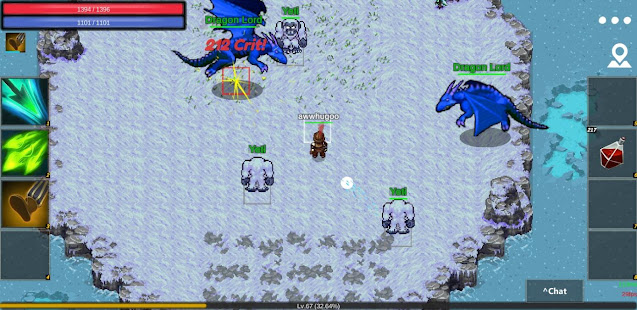Arcadia MMORPG online 2D like Tibia 1.68 APK screenshots 4