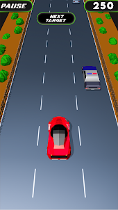 Accident de voiture de route3D