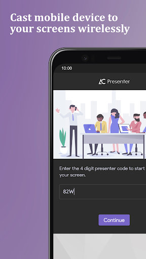 Android application AeriCast Presenter screenshort