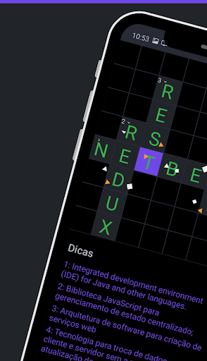 Android application Crosswords for Developers screenshort