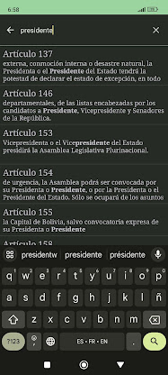 Constitución de Bolivia screenshot 5