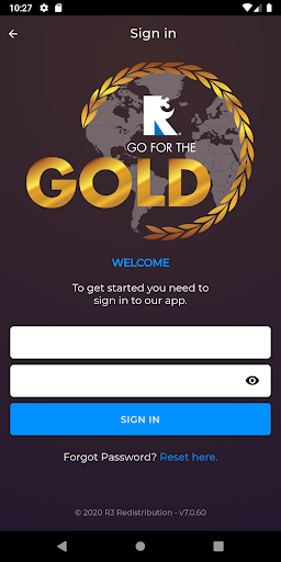 Android application R3®: Go For the Gold Program screenshort
