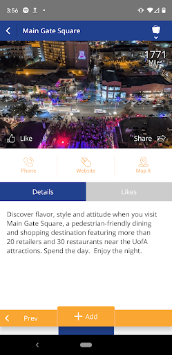 Screenshot of Southern Arizona Attractions