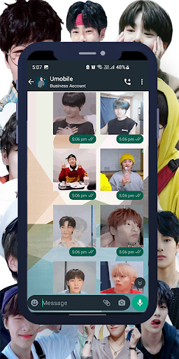 I.N SKZ Animated WASticker Screen 3