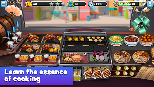 APK MOD trò chơi nấu ăn Food Truck Chef™ (Không giới hạn tiền) 1
