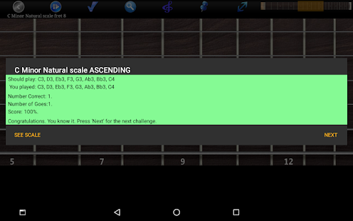 Guitarren skalen & Akkorde pro Screenshot