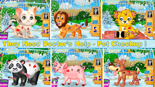 Winter Zoo Animal Pet Vet Care Screen 2
