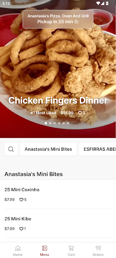 Anastasia’s Pizza Oven & Grill Screen 2