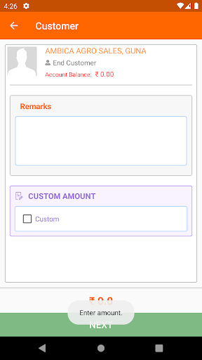 Make Payment Screen 2