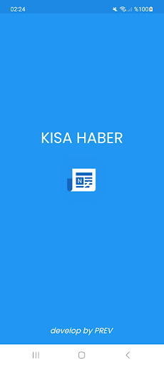 Android application Kısa Haberler screenshort