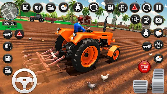 美國農業 3D 拖拉機 2023