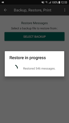 Print Text Messages Backup R